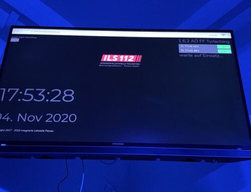 Neuer Einsatzmonitor von der ILS Traunstein